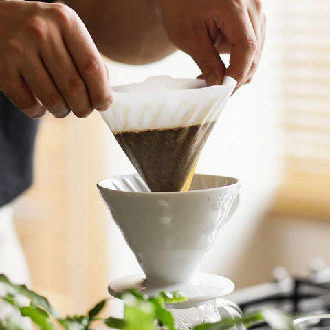 HARIO V60用 ペーパーフィルター01W 40枚 - オーガニックコーヒーの通販、サブスク - コーヒー豆の卸売り | TOKYO COFFEE Organic Coffee